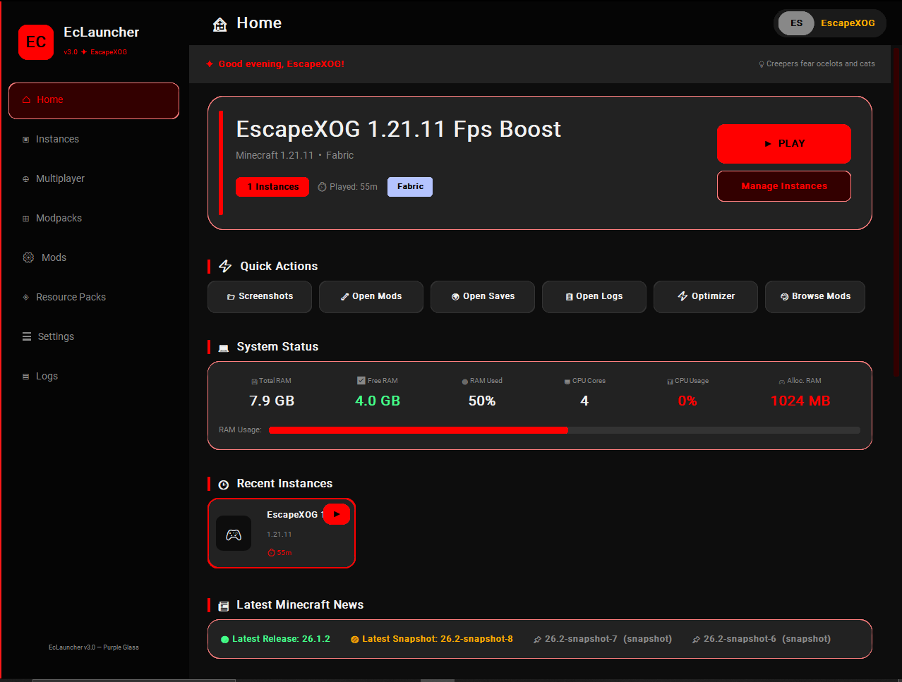 EcLauncher